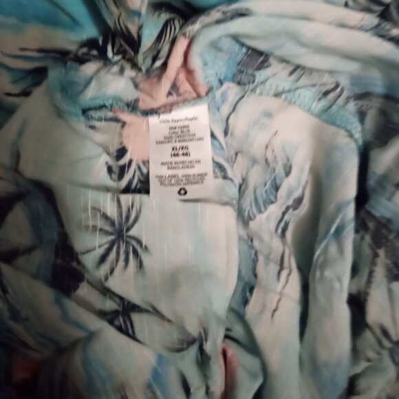 George men's hawaiian short sleeves shirt sizeXL(46-48) summer fun - Picture 10 of 10